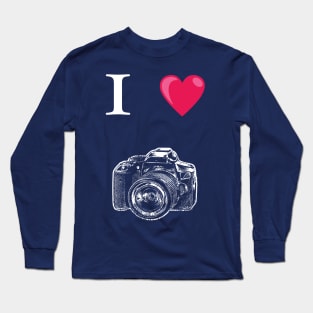 I love Camera and photography Long Sleeve T-Shirt